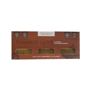 Provence Men Essentials Turmeric Latte Bar Soap Set (5oz Each)